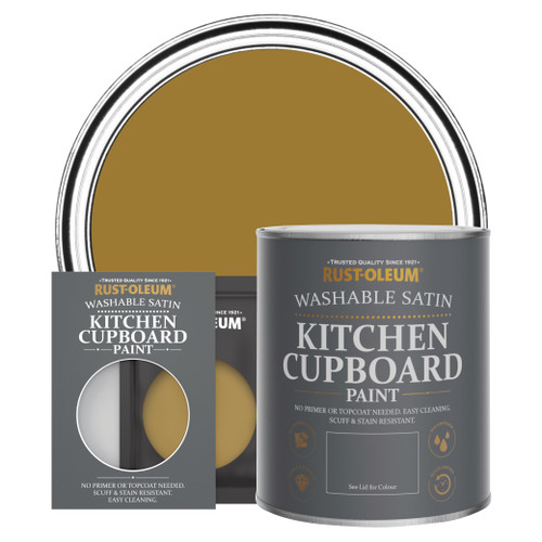 Kitchen Cupboard Paint, Satin Finish - Wet Harvest