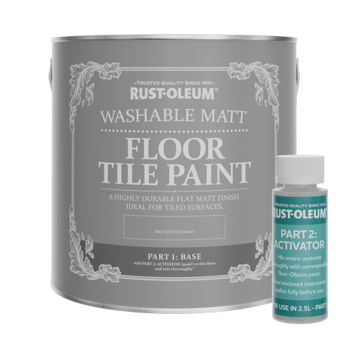 Aloe Floor Tile Paint Matt Green Washable Finish