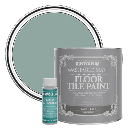 Floor Tile Paint, Matt Finish - Gresham Blue 2.5L