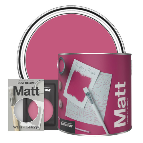 Washable Matt Wall Paint - RASPBERRY RIPPLE