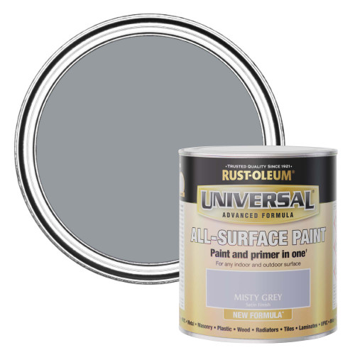 UNIVERSAL ALL-SURFACE, SATIN FINISH - MISTY GREY 750ml