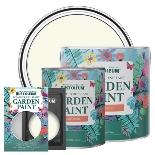 Garden Paint, Satin Finish - APPLE BLOSSOM