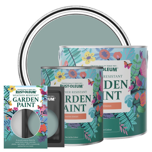 Garden Paint, Satin Finish - GRESHAM BLUE