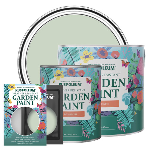Garden Paint, Satin Finish - LAUREL GREEN
