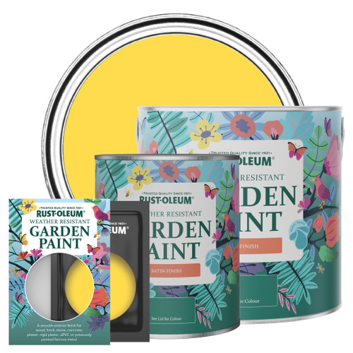 Garden Paint, Satin Finish - LEMON SORBET
