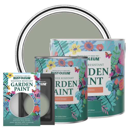 Garden Paint, Satin Finish - TEA LEAF