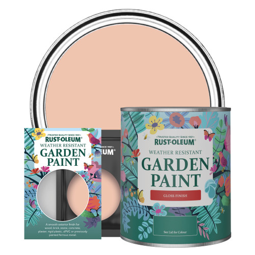 Garden Paint, Gloss Finish - CORAL