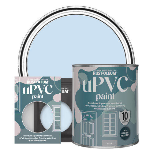 uPVC Paint, Satin Finish - POWDER BLUE