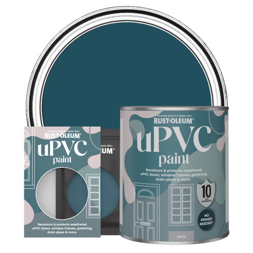uPVC Paint, Satin Finish - Commodore Blue
