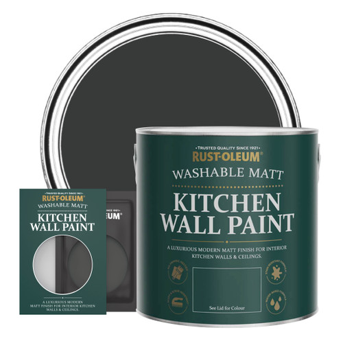 Kitchen Wall & Ceiling Paint - Natural Charcoal (Black)