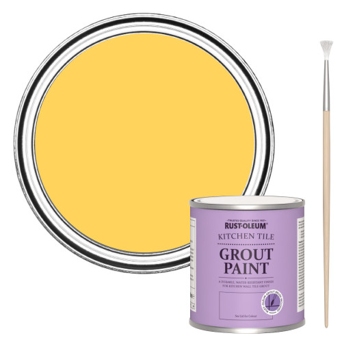 Kitchen Grout Paint - Lemon Jelly 250ml