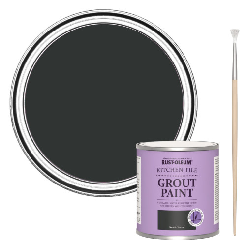 Kitchen Grout Paint - Natural Charcoal (Black) 250ml