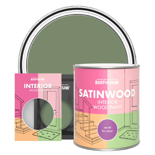 Interior Wood Paint, Satinwood - All Green