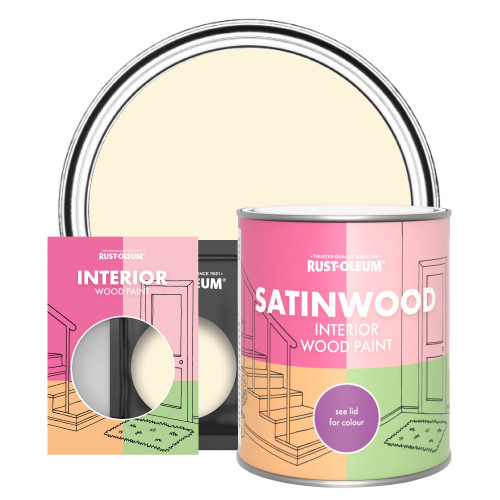 Interior Wood Paint, Satinwood - Clotted Cream