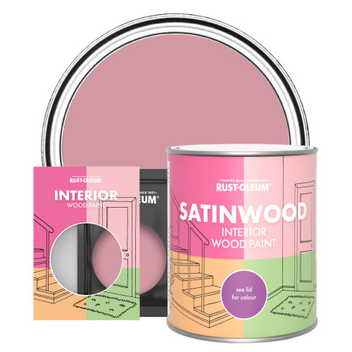 Interior Wood Paint, Satinwood - Dusky Pink