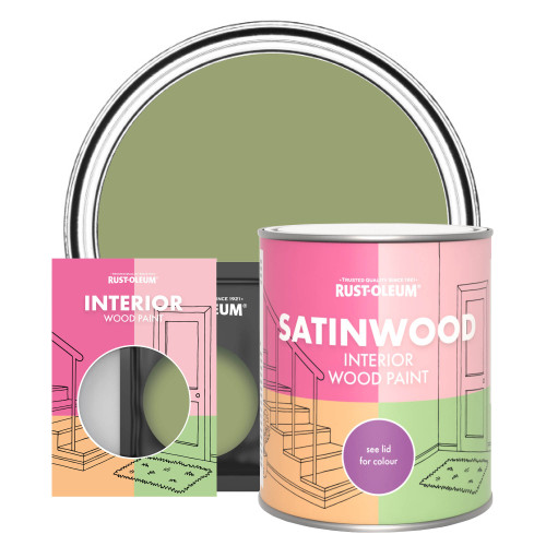 Interior Wood Paint, Satinwood - Familiar Ground