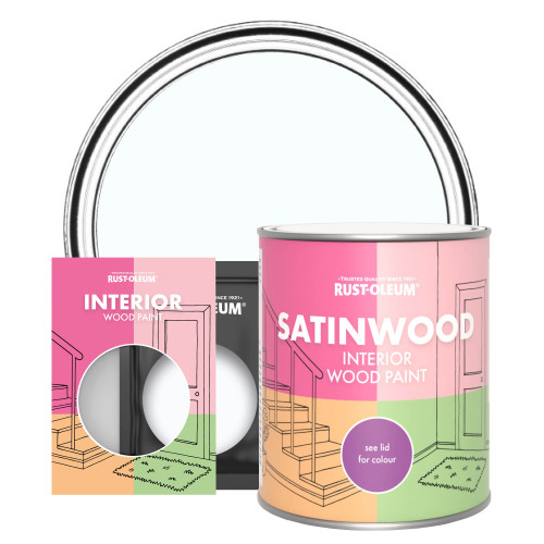 Interior Wood Paint, Satinwood - Icecap