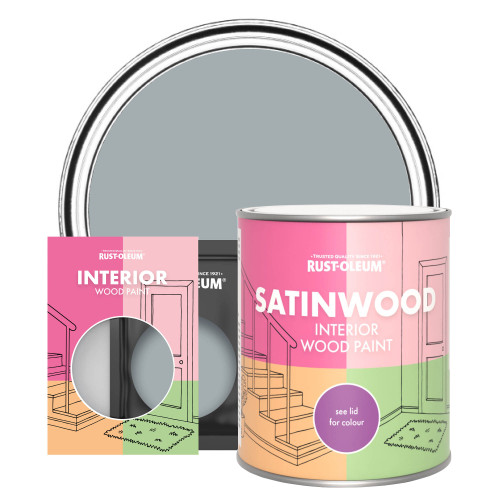 Interior Wood Paint, Satinwood - Mineral Grey