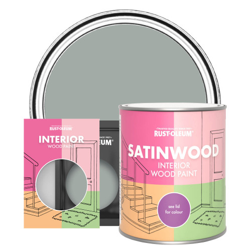 Interior Wood Paint, Satinwood - Pitch Grey