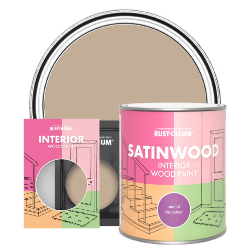Interior Wood Paint, Satinwood - Salted Caramel