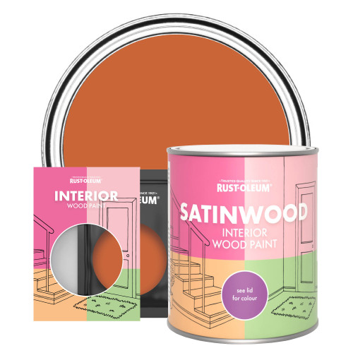Interior Wood Paint, Satinwood - Tiger Tea