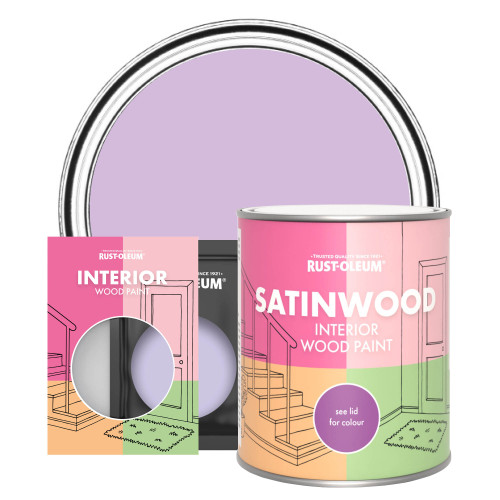 Interior Wood Paint, Satinwood - Violet Macaroon