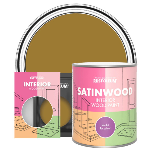 Interior Wood Paint, Satinwood - Wet Harvest