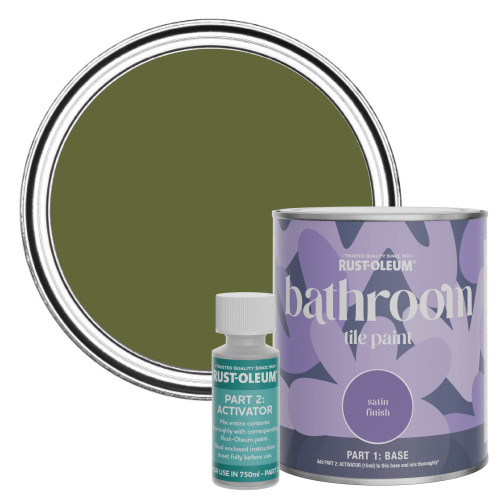 Bathroom Tile Paint, Satin Finish - Jasper 750ml