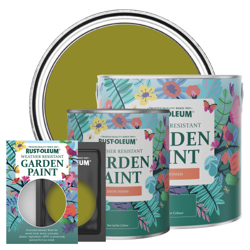 Garden Paint, Satin Finish - Pickled Olive