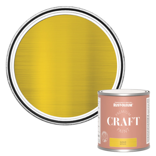 Premium Craft Paint - Gold 250ml