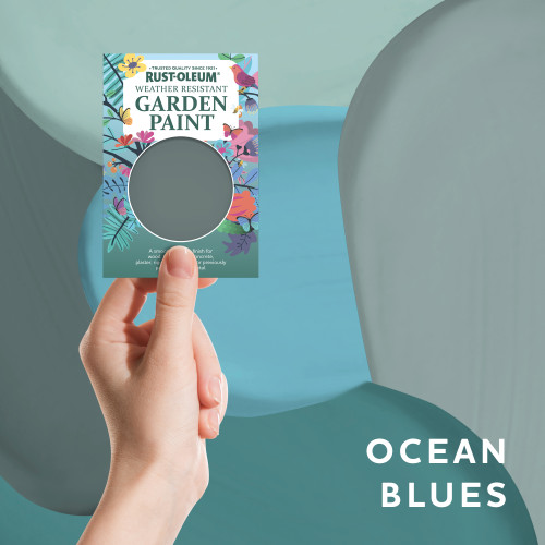 Garden Paint Samples - Ocean Blues Tester Box