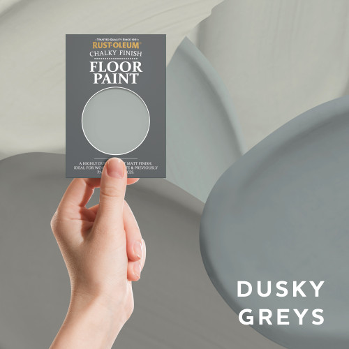 Floor (Wood & Concrete) Paint Samples - Dusky Greys Tester Box