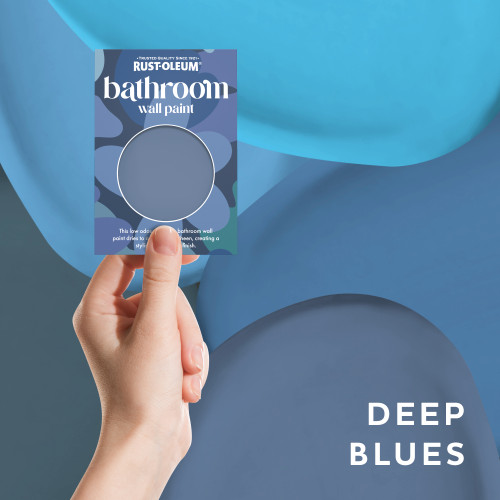 Bathroom Wall & Ceiling Paint Samples - Deep Blues Tester Box