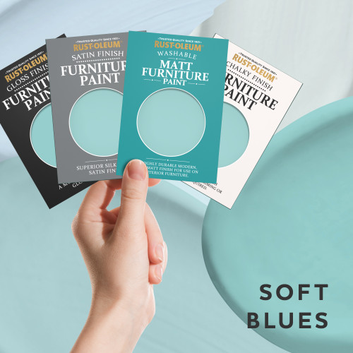 Furniture Paint Samples - Soft Blues Tester Box