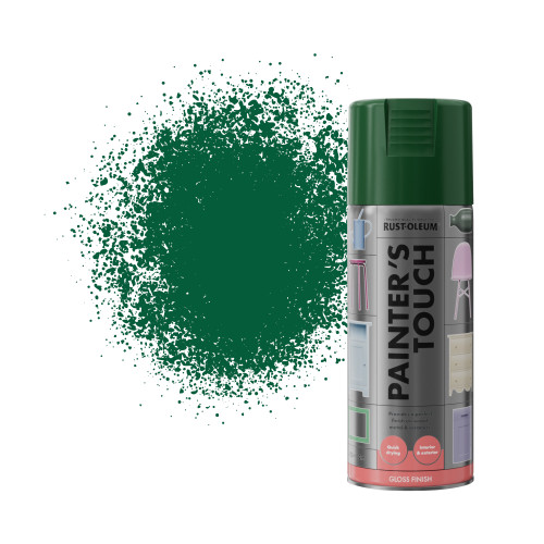 Painter's Touch Spray Paint, Gloss Finish - Meadow Green 400ml