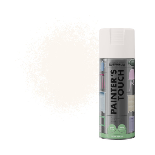 Painter's Touch Spray Paint, Satin Finish - Blossom White 400ml