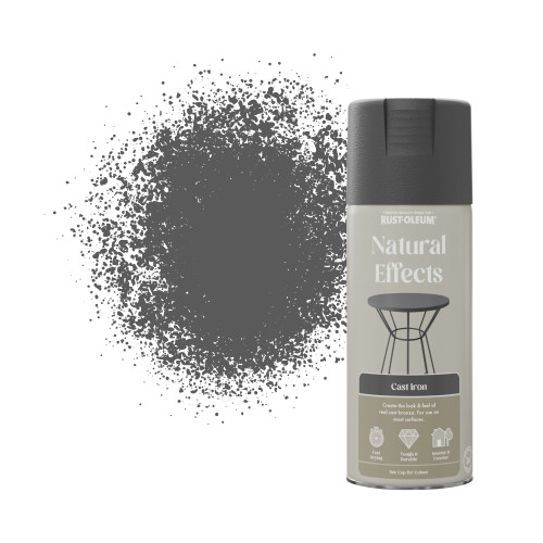 Natural Effects Spray Paint - Cast Iron 400ml