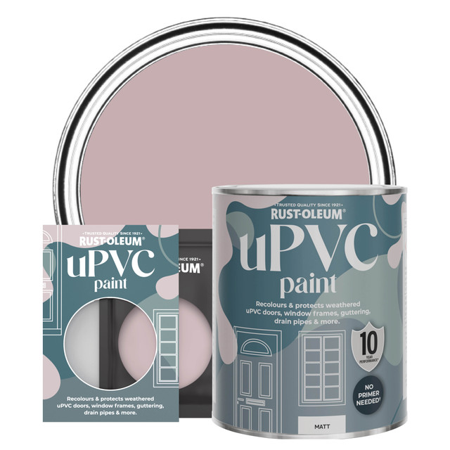 Dusky Pink uPVC Paint Matt Pink Finish RustOleum