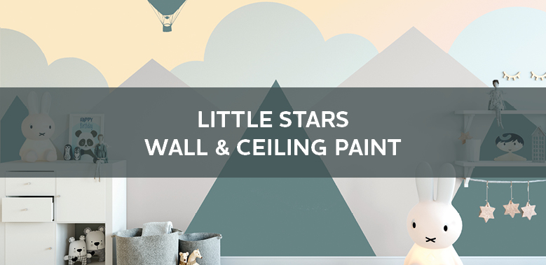 little stars wall and ceiling paint