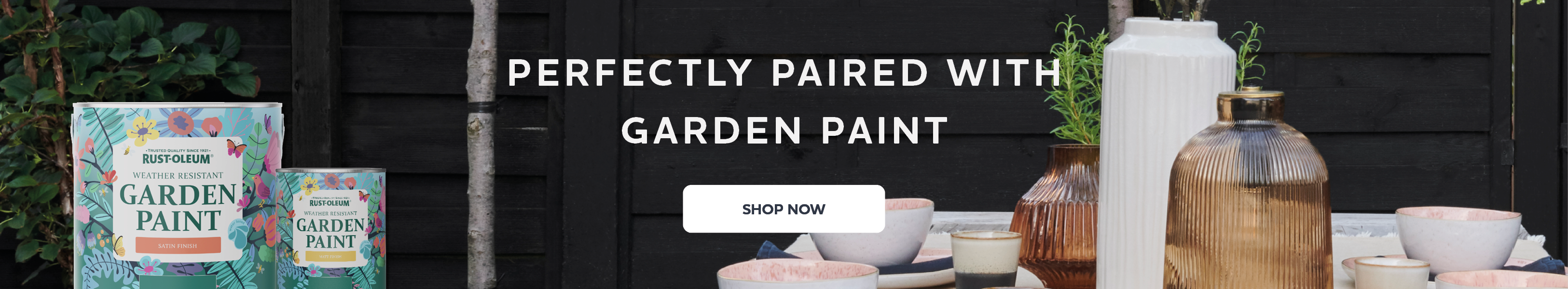 Perfectly paired with Garden Paint