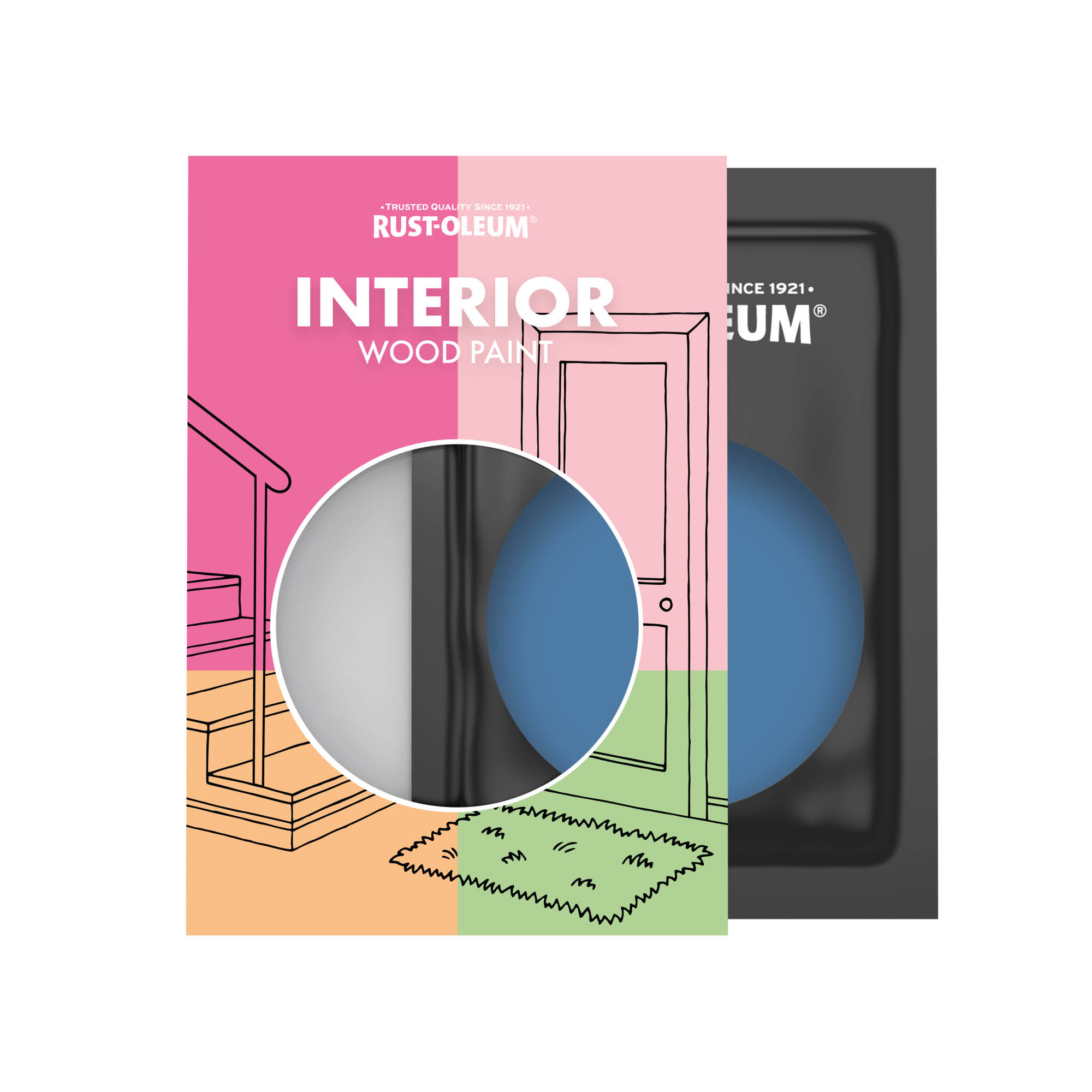 Interior Wood Paint, Matt Finish - Blue Silk 10ml