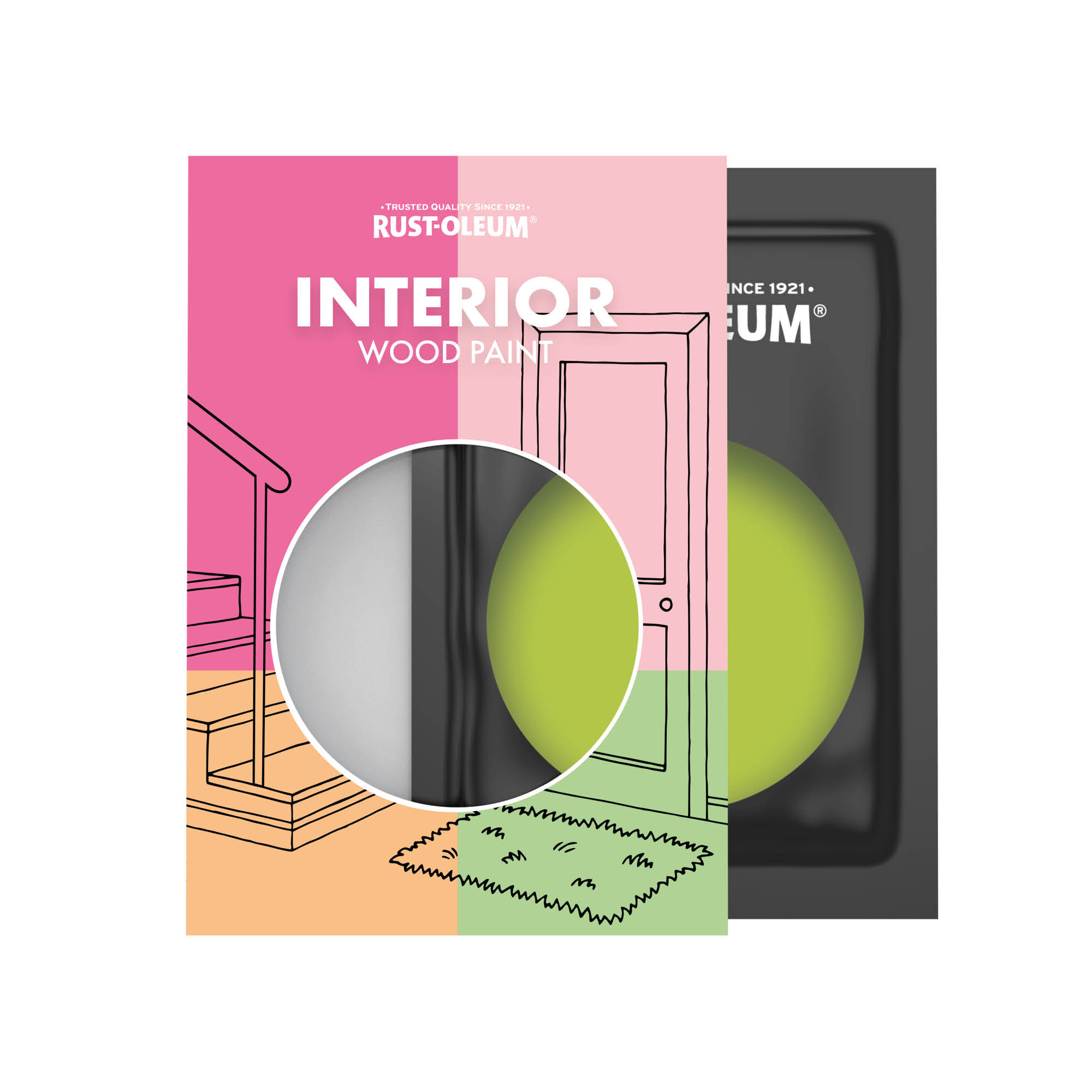 Interior Wood Paint, Matt Finish - Key Lime 10ml