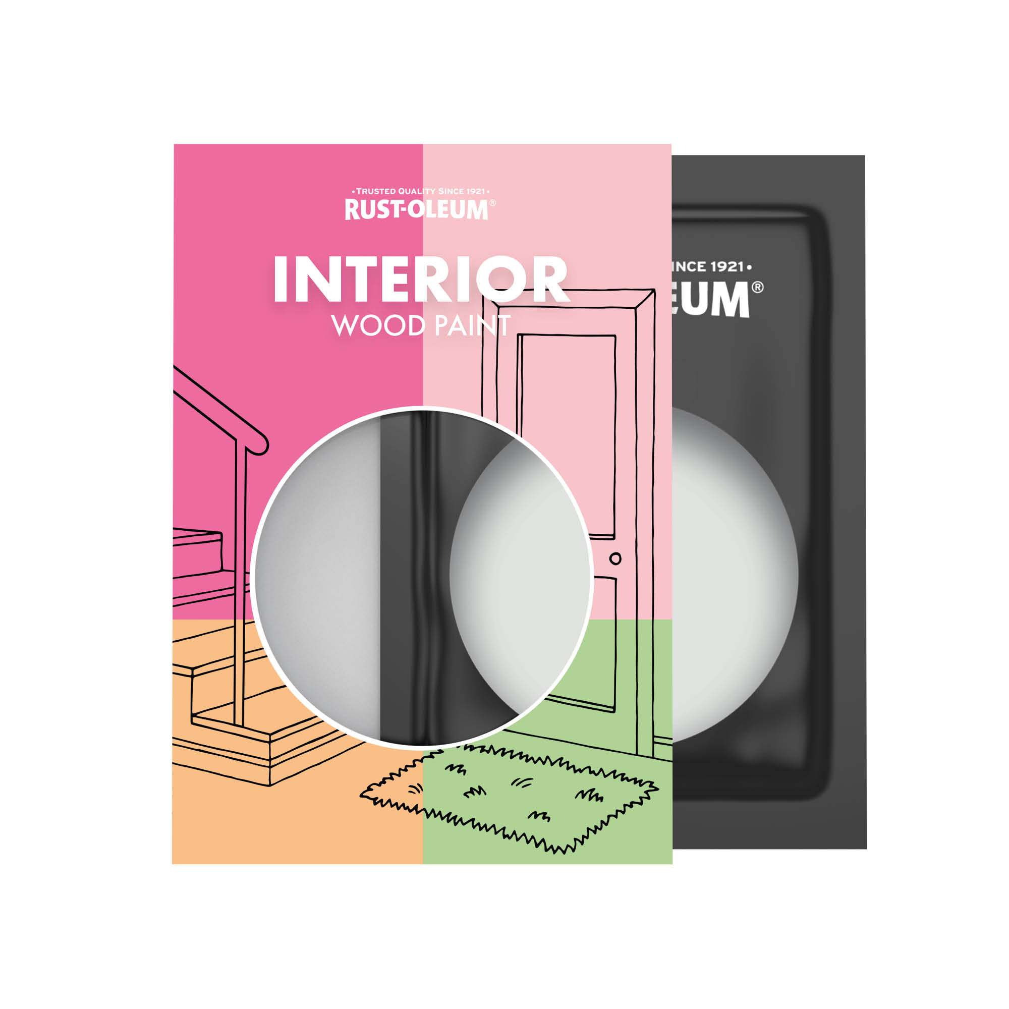 Interior Wood Paint, Matt Finish - Library Grey 10ml