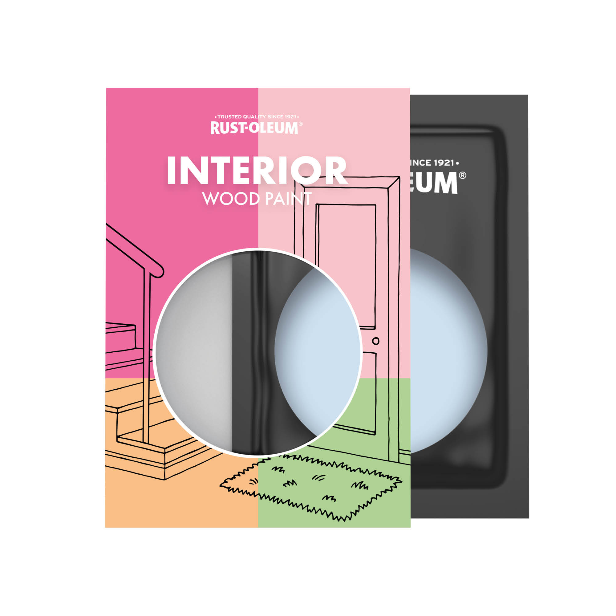 Interior Wood Paint, Matt Finish - Powder Blue 10ml