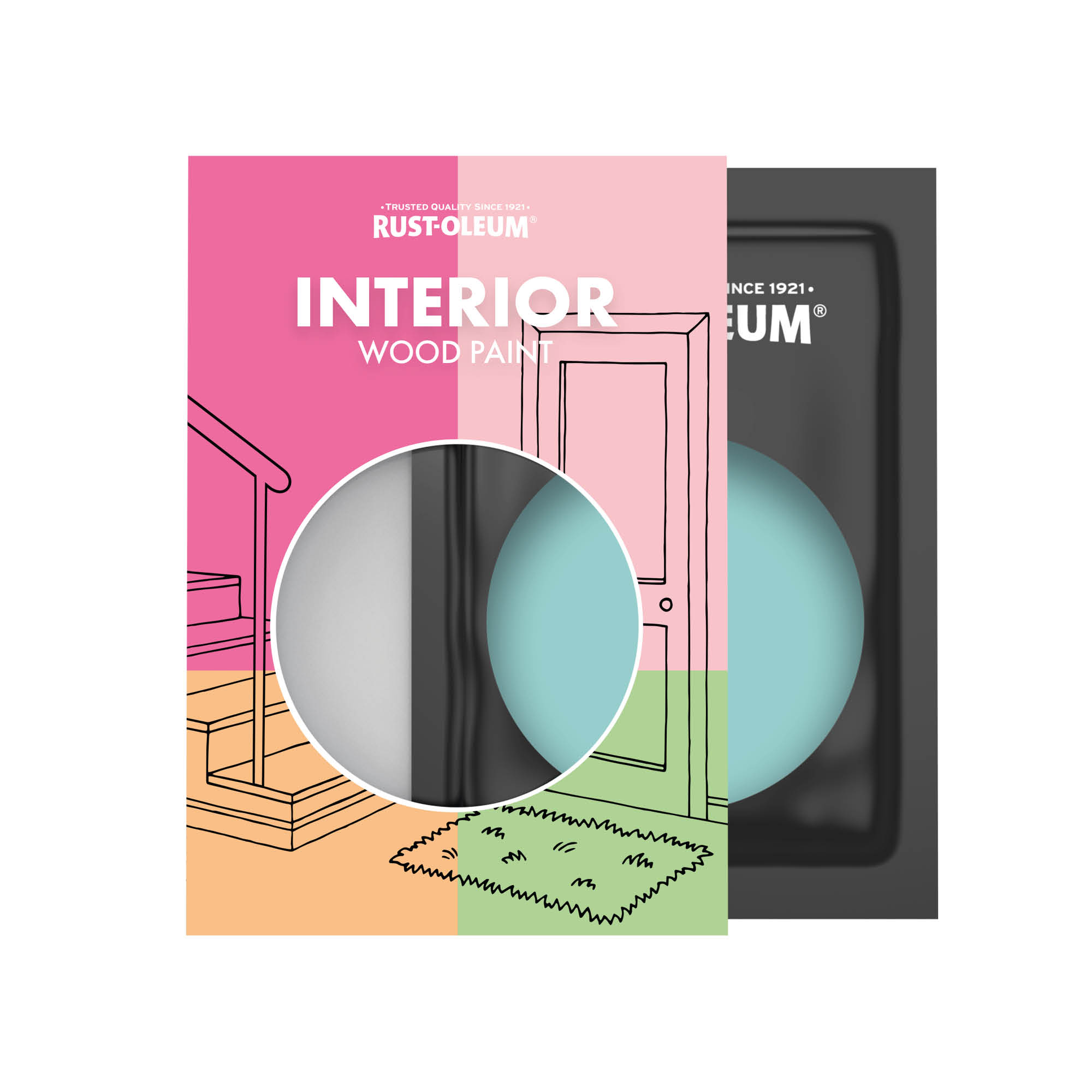 Interior Wood Paint, Matt Finish - Tea Leaf 10ml