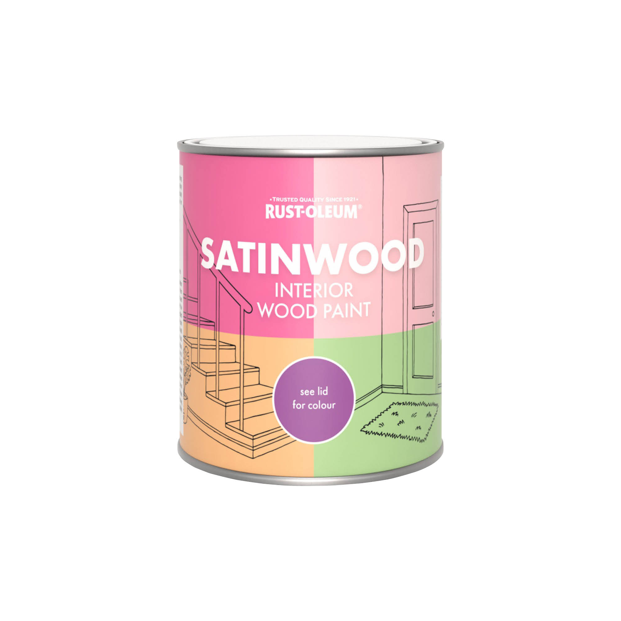 Interior Wood Paint, Satinwood - Butterscotch 750ml