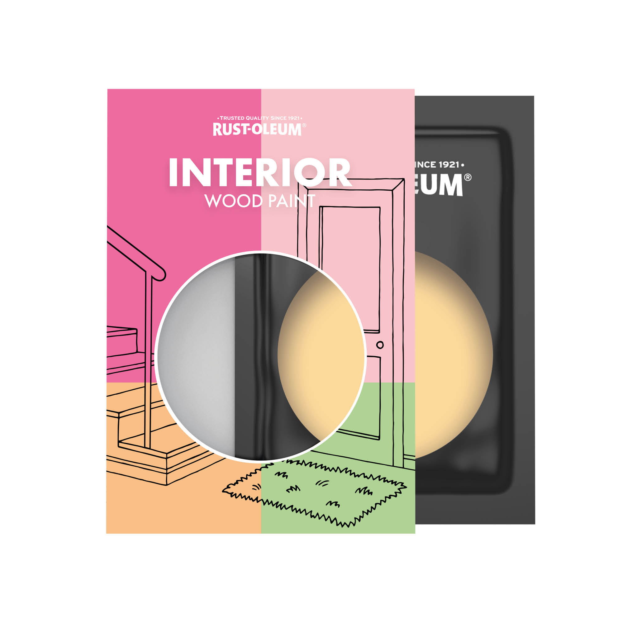 Interior Wood Paint, Satinwood - Mustard 10ml