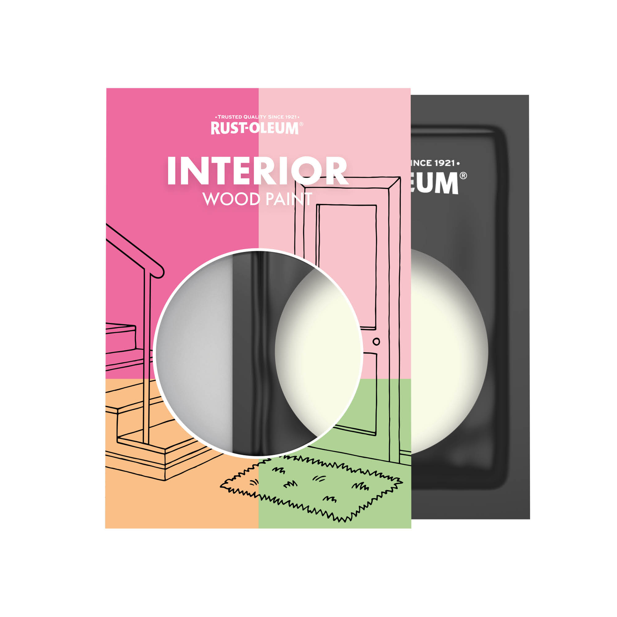 Interior Wood Paint, Satinwood - Shortbread 10ml