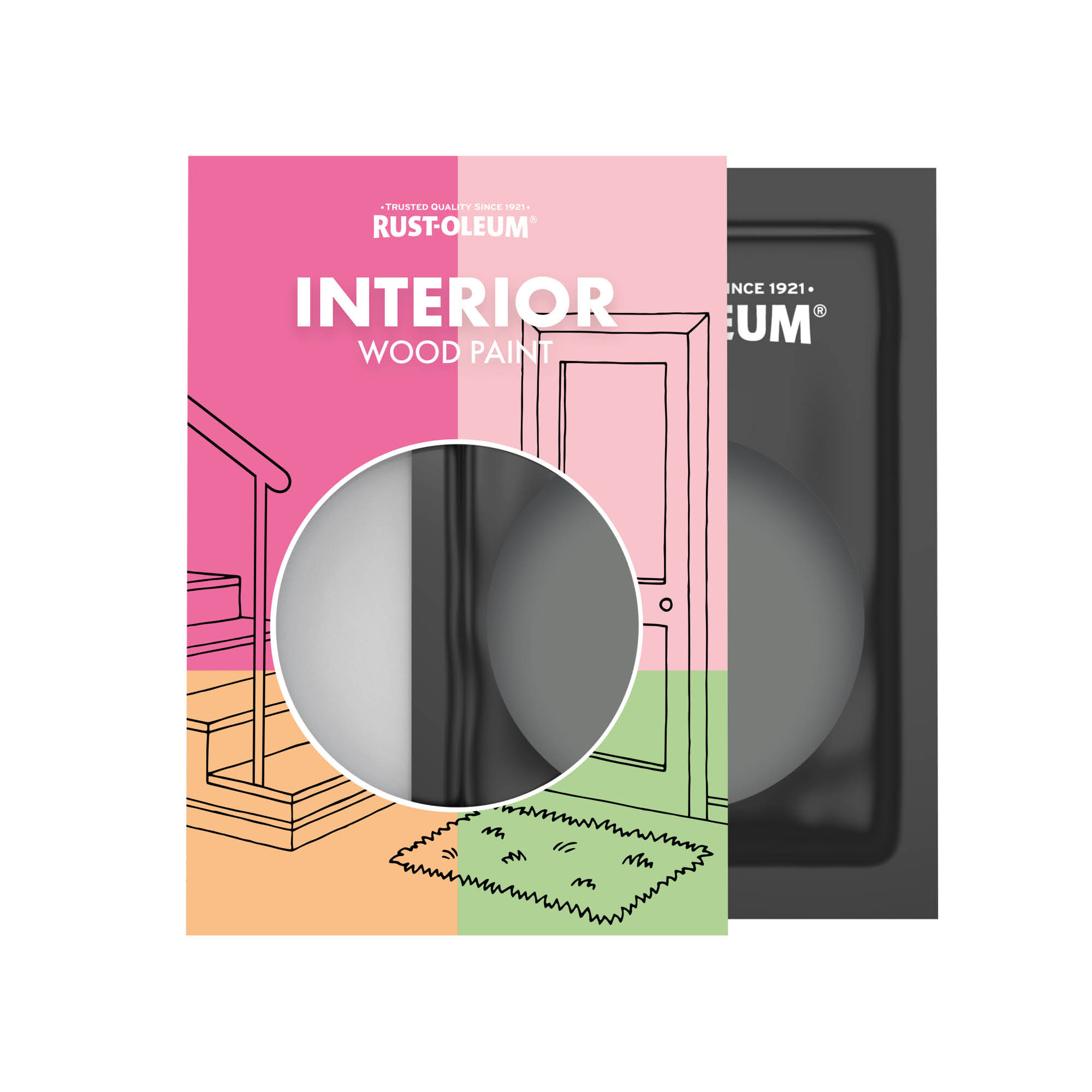 Interior Wood Paint, Satinwood - Torch Grey 10ml