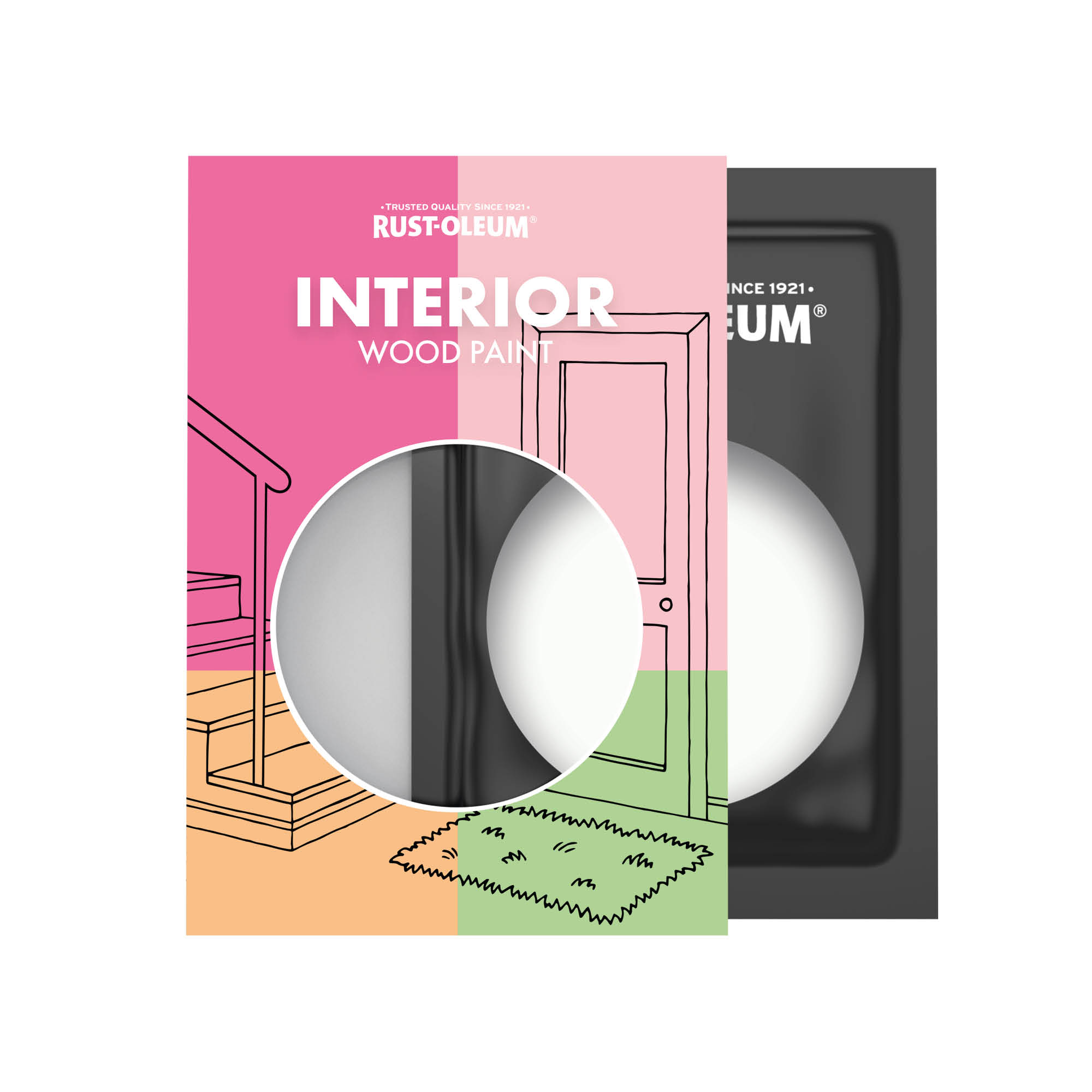 Interior Wood Paint, Gloss Finish - Chalk White 10ml